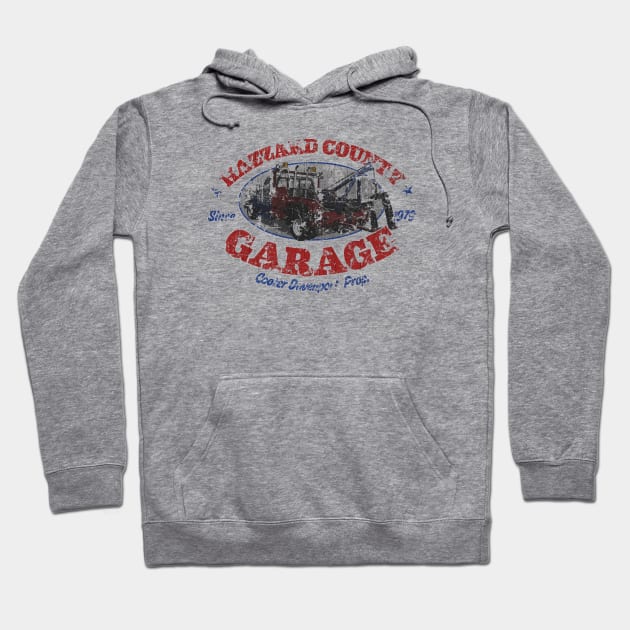 Hazzard County Garage - Vintage Hoodie by JCD666